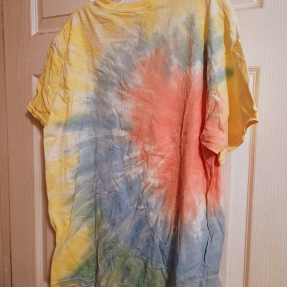 Def Leppard Tye Dye Cut Out Tshirt L, New - Picture 4 of 4